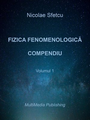 cover image of Fizica fenomenologică
